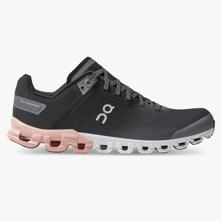 On Cloudflow Wide Siyah Pembe | SN-ON28466